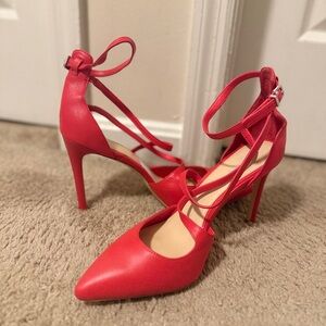 Gianni Bini Strappy Red Heels